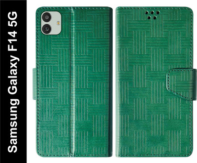 SBMS Flip Cover for Samsung Galaxy F14 5G(Green, Shock Proof, Pack of: 1)