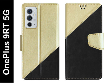 SBMS Flip Cover for OnePlus 9RT 5G Back Cover Case with Magnatic Closure(Black, Shock Proof, Pack of: 1)