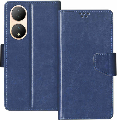 korumacase Flip Cover for Vivo Y100 5G(Blue, Shock Proof, Pack of: 1)
