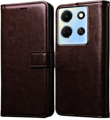Casotec Flip Cover for Infinix Note 30 5G(Brown, Pack of: 1)