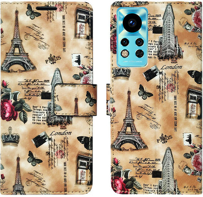 AD Enterprises Flip Cover for Infinix Note 12i(Brown, Magnetic Case, Pack of: 1)