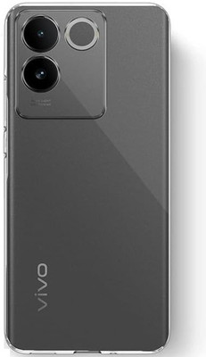 Phone Back Cover Flip Cover for Vivo T2 Pro 5G(Transparent, White, Grip Case, Pack of: 1)