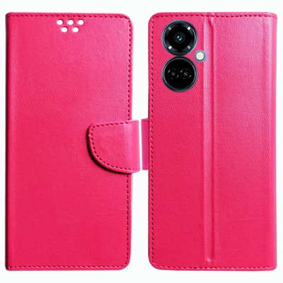 Realgo Flip Cover for Tecno Camon 19 Pro 5G(Pink, Pack of: 1)