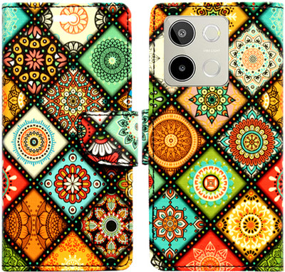 Toklot Flip Cover for Lava Blaze 3 5G(Orange, Pack of: 1)