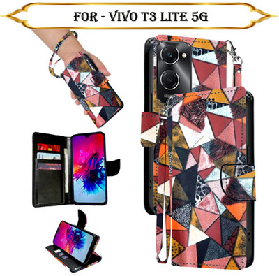 PARGO Flip Cover for Vivo T3 Lite 5G(Multicolor, Pack of: 1)