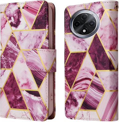 Clickcase Flip Cover for OPPO F27 5G(Purple, Dual Protection)