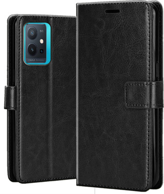 CYOR Flip Cover for VIVO T1 5G(Black, Pack of: 1)