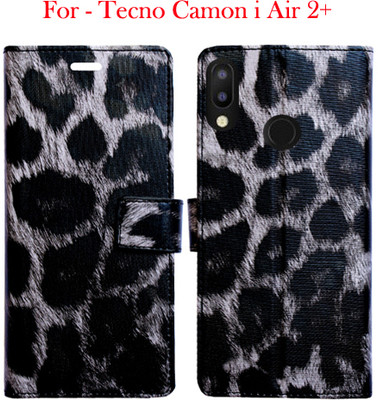 Toklot Flip Cover for Tecno Camon i Air 2+(Black, Pack of: 1)