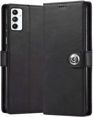Worth Buy Flip Cover for Samsung Galaxy F54 5G | Leather Case | (Flexible, Shock Proof Back Cover |(Black, Shock Proof, Pack of: 1)