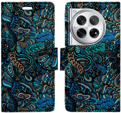 Toklot Flip Cover for Oneplus 12R 5G(Blue, Pack of: 1)