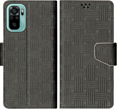 SScase Flip Cover for REDMI Note 10s 2021(Black, Shock Proof, Pack of: 1)