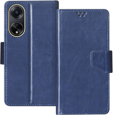 SBMS Flip Cover for Oppo F23 5G(Blue, Shock Proof, Pack of: 1)