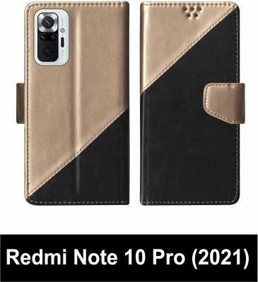 SScase Flip Cover for Redmi Note 10 Pro (2021) Multicolor(Black, Shock Proof, Pack of: 1)