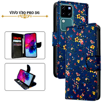 PARGO Flip Cover for Vivo V30 Pro 5G(Blue, Pack of: 1)