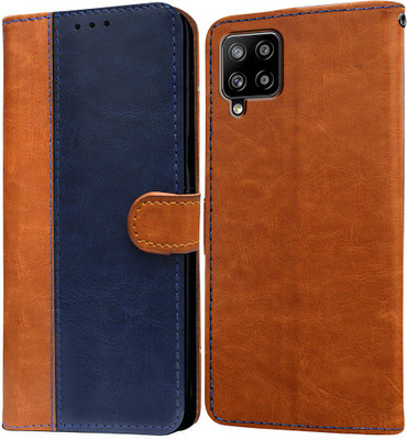 Casotec Flip Cover for Samsung Galaxy M42 5G, Samsung Galaxy A42 5G(Blue, Pack of: 1)