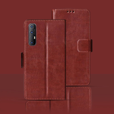 Kalua Mall Flip Cover for OPPO RENO 3 PRO(Maroon, Magnetic Case, Pack of: 1)