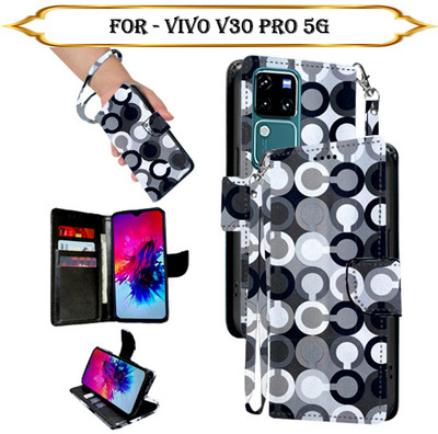 PARGO Flip Cover for Vivo V30 Pro 5G(Multicolor, Pack of: 1)