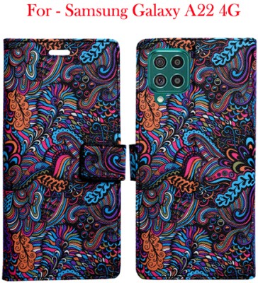 Toklot Flip Cover for Samsung Galaxy F22 4G(Multicolor, Pack of: 1)