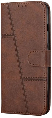 Zelfo Flip Cover for Oppo F23 (5G)(Brown, Pack of: 1)