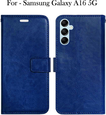 Toklot Flip Cover for Samsung Galaxy A16 5G(Blue, Pack of: 1)