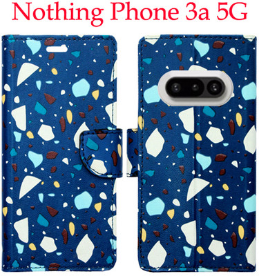 Mxkart Flip Cover for Nothing Phone 3a 5G(Blue, Pack of: 1)