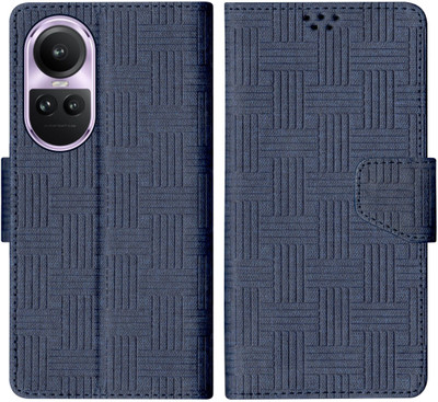 SBMS Flip Cover for OPPO Reno10 Pro 5G / OPPO Reno 10 5G(Blue, Shock Proof, Pack of: 1)