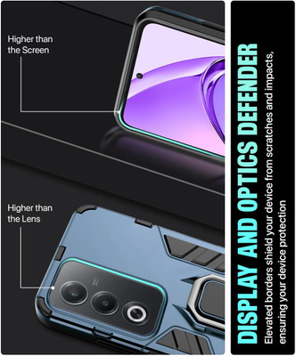 SUCH Flip Cover for Back Cover for Oppo A3 Pro 5G CPH2665 (Blue, Pack of: 1)(Blue, Camera Bump Protector, Pack of: 1)