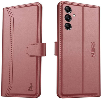AIBEX Flip Cover for Oppo A3 Pro 5G|Vegan PU Leather |Foldable Stand & Pocket |Magnetic Closure(Brown, Cases with Holder, Pack of: 1)