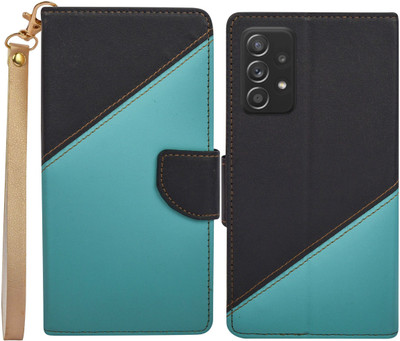 Spicesun Flip Cover for Samsung Galaxy A53 5G, Samsung Galaxy A53(Green, Dual Protection, Pack of: 1)