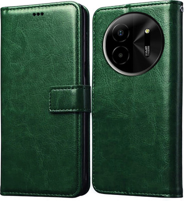 Casotec Flip Cover for Lava Blaze X 5G(Green, Pack of: 1)
