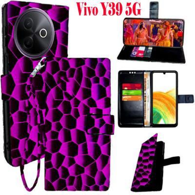 Toklot Flip Cover for Vivo Y39 5G(Pink, Pack of: 1)