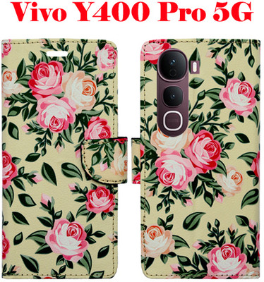 Shanno Enterprises Flip Cover for Vivo Y400 Pro 5G(Yellow, Pack of: 1)