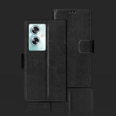 Kalua Mall Flip Cover for Oppo A79 5G(Black, Magnetic Case, Pack of: 1)