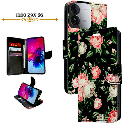 Mxkart Flip Cover for iQOO Z9X 5G(Black, Pack of: 1)