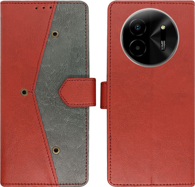 AD Enterprises Flip Cover for Lava blaze X 5G(Red, Magnetic Case, Pack of: 1)