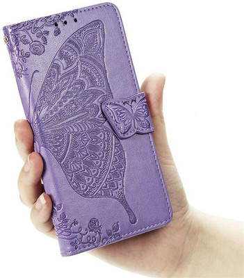 Clickcase Flip Cover for Realme Narzo 60 5G(Purple, Dual Protection)