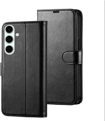 arrise Flip Cover for SAMSUNG Galaxy S24 FE 5G(Black, Dual Protection, Pack of: 1)