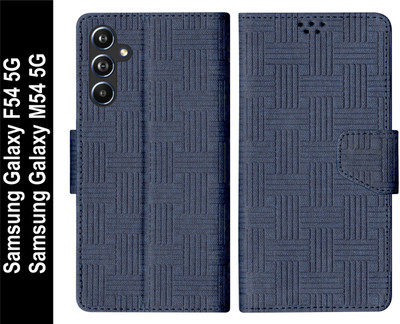 SBMS Flip Cover for SAMSUNG Galaxy F54 5G / Samsung M54 5G(Blue, Pack of: 1)