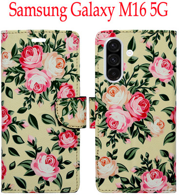Toklot Flip Cover for Samsung Galaxy M16 5G(Yellow, Pack of: 1)