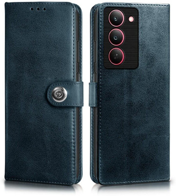 BINTAGE Flip Cover for Realme P3x 5G(Blue, Magnetic Case, Pack of: 1)