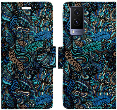 Realgo Flip Cover for Vivo V21e 5G(Blue, Pack of: 1)