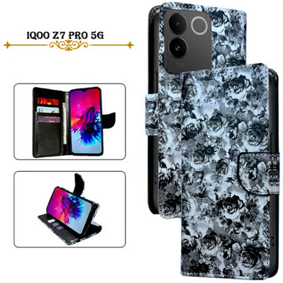 PARGO Flip Cover for iQOO Z7 Pro 5G(Black, Pack of: 1)