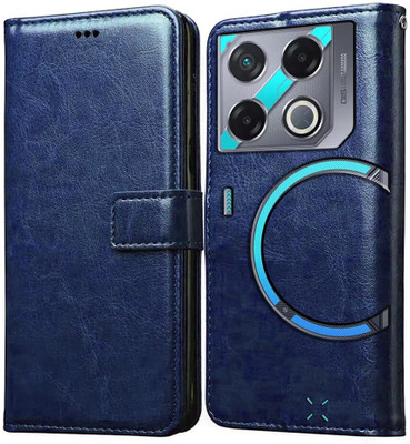 Casotec Flip Cover for Infinix GT 20 Pro 5G(Blue, Pack of: 1)