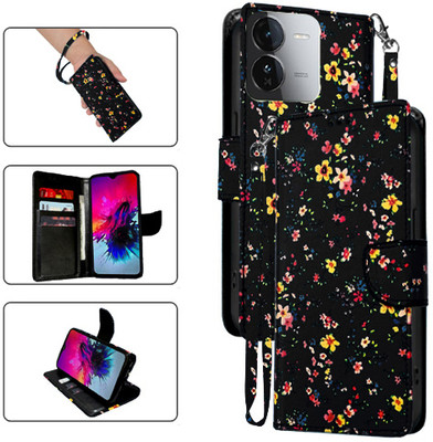 SALGO Flip Cover for iQOO Z9X 5G(Black, Pack of: 1)