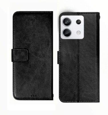 PIKKAHUB Flip Cover for Mi Note 13 5G_(Black, Card Holder, Pack of: 1)