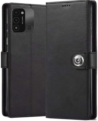 UsetoKrt Flip Cover for Tecno Spark 9, Spark Go 2022(Black, Dual Protection, Pack of: 1)