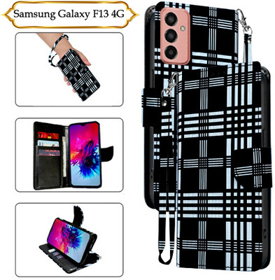 PARGO Flip Cover for Samsung Galaxy F13 4G(Black, Pack of: 1)