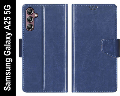 SBMS Flip Cover for Samsung Galaxy A25 5G / Samsung A25 5G(Blue, Shock Proof, Pack of: 1)