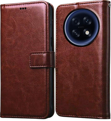 Casotec Flip Cover for Oppo F31 Pro Plus 5G(Brown, Pack of: 1)