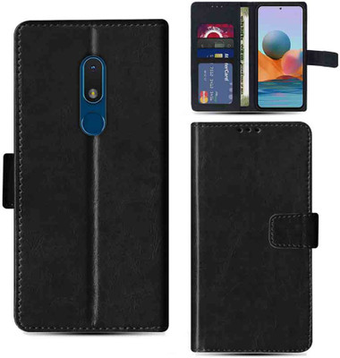Kalua Mall Flip Cover for Nokia C3 pouch cover | Nokia SP01Z01Z22249Y pouch cover | Black(Black, Magnetic Case, Pack of: 1)